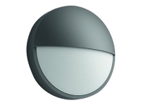 Philips myGarden Capricorn - Væglampe - LED - 6 W (tilsvarende 47 W) - varmt hvidt lys - halvmåne - antracit (sort)