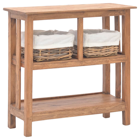 vidaXL konsolbord massivt genanvendt træ 69 x 28 x 70 cm