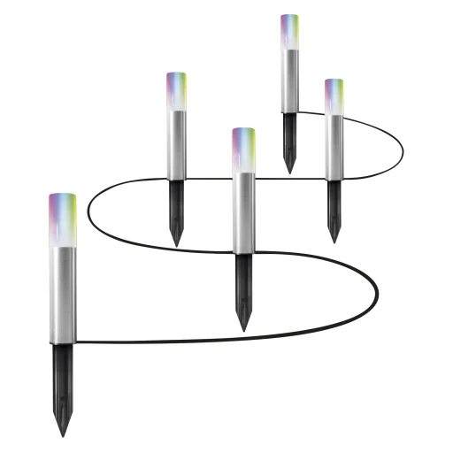 Ledvance Smart+ Garden 5 Pole mini LED hagelampe med 5 lamper, 3,8W, RGBW, WiFi
