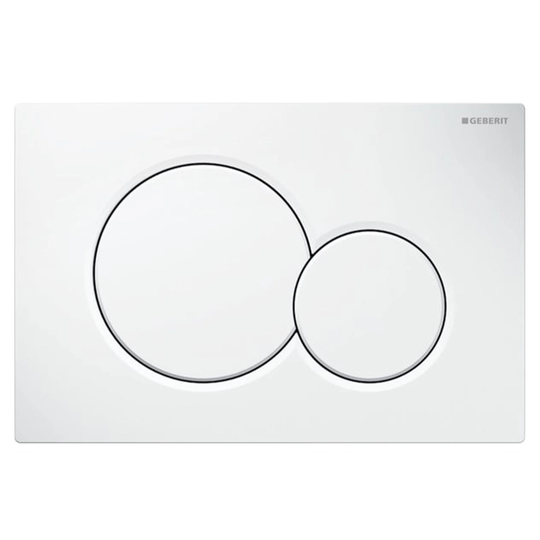 Geberit Sigma 01 Betjeningsplate Alpehvit
