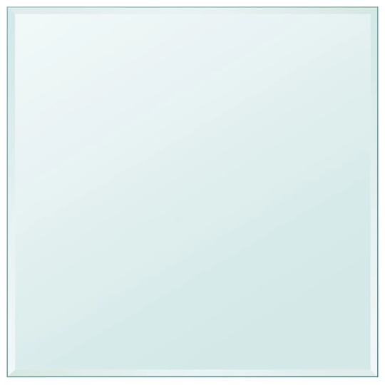 vidaXL bordplade hærdet glas firkant 700 x 700 mm