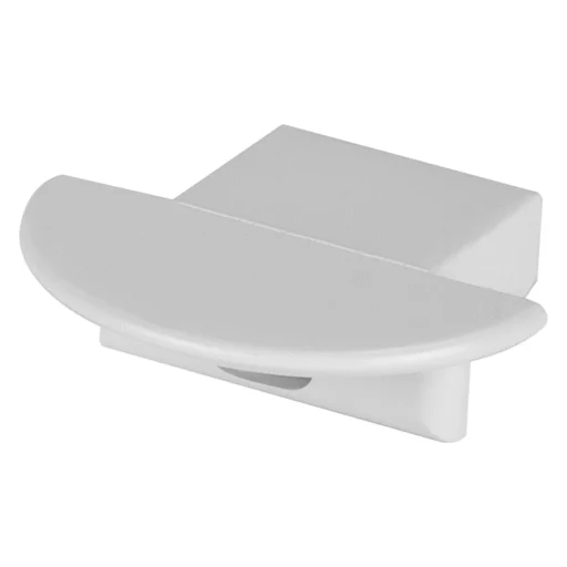 Endestykke for flat profil 1, med hull (2 stk.)