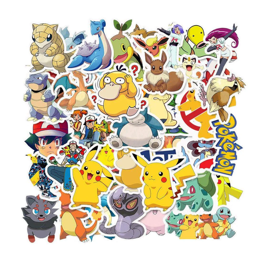 Pakke med Klistermærker - Pokémon