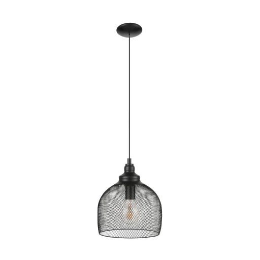 Stasjonspendel Ø280 sort, E27, 60W