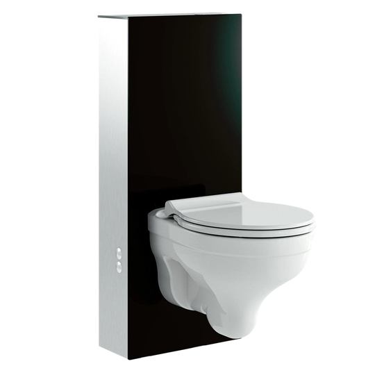 Svedbergs Wc-fixtur Glassbox 120mm Svart