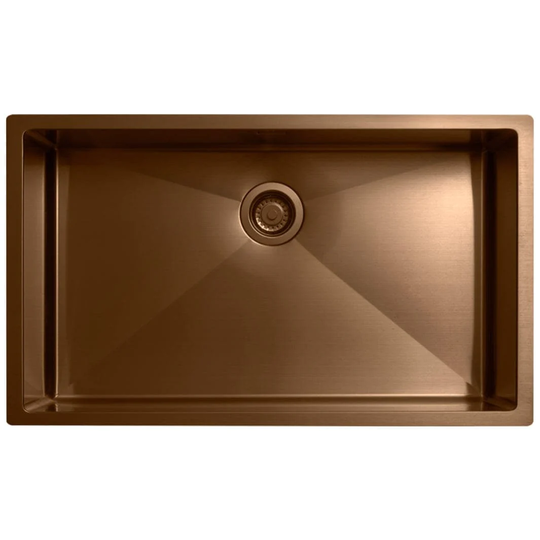 Tapwell Ta8040 PVD Kjøkkenvask B75xd45cm Copper Look