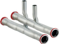 Geb. Mapress FZ T-stk 18mm - Geberit Mapress FZ T-stk t/frem-og tilbageløb d18mm d1=15mm