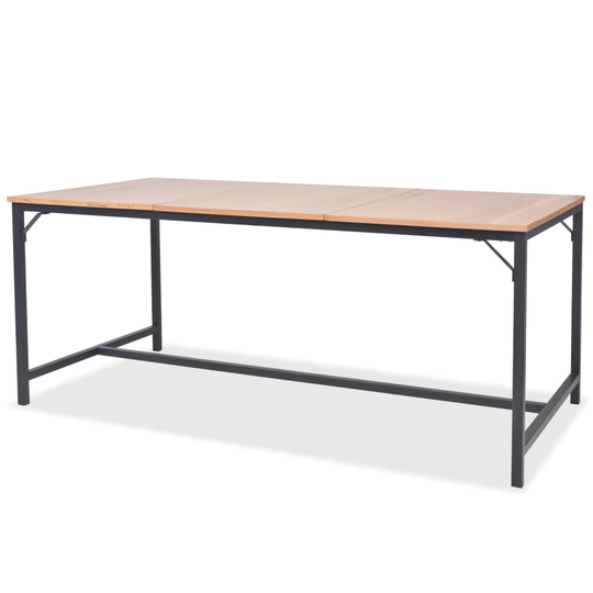 vidaXL spisebord asketræ 180 x 90 x 76 cm