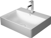 Duravit DuraSquare vask 60x47 - uden overløb med hanehul