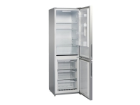 Scandomestic SKF 327 X - Køleskab/fryser - bund-fryser - bredde: 59.5 cm - dybde: 59.6 cm - højde: 185.5 cm - 315 liter - Klasse F - rustfrit stål