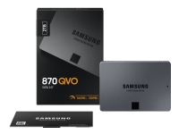 Samsung 870 QVO MZ-77Q2T0BW - SSD - krypteret - 2 TB - intern - 2.5 - SATA 6Gb/s - buffer: 2 GB - 256-bit AES - TCG Opal Encryption