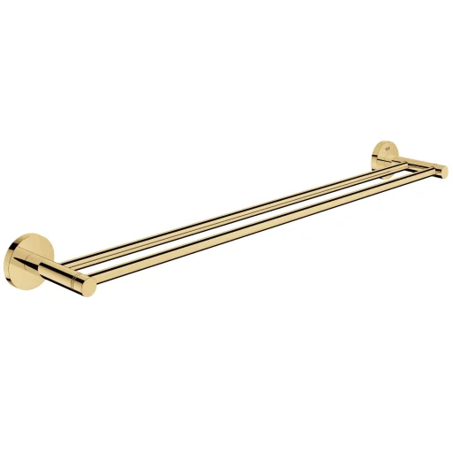 Grohe Essentials dobbel håndklestang 60 cm, polert cool sunrise