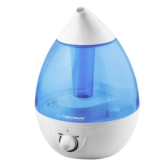 Luftfugter med LED-belysning i 7 farver