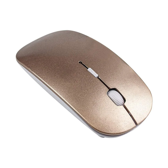2,4 GHz Trådløs mus - Super tyndt design - Guld