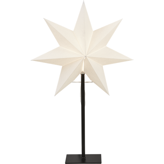 Frozen star on foot 55cm (sort)