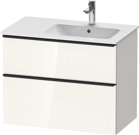 Duravit D-Neo servantskap, 81x46,2 cm, høyre, hvit høyglans
