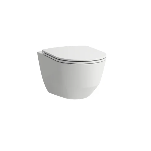 Laufen Pro uden skyllekant Compact vegghengt toalett m/clean coat, hvit
