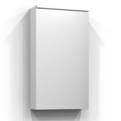 Svedbergs Sarek speilskap med LED, 40x72 cm, hvit