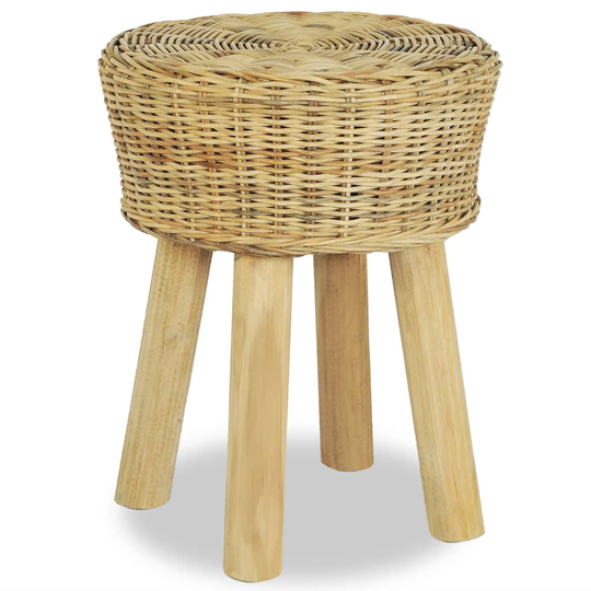 vidaXL barstol naturligt rattan
