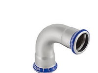 GEBERIT Bøjning 90 grader rustfri 15 mm muffe / muffe mapress