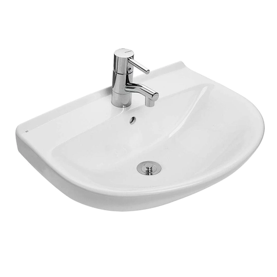Porsgrund Pro Buet 50-57 Servant Vegghengt Hvit / 57cm