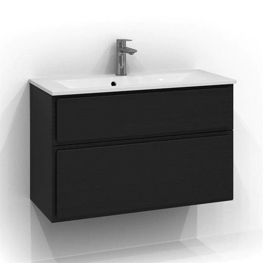 Svedbergs Forma Kontur Servantskap 80cm / 35cm Svart eik