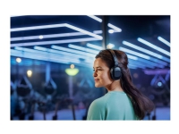 Philips TAH6506BK - Hovedtelefoner med mik. - fuld størrelse - Bluetooth - trådløs - aktiv støjfjerning - 3,5 mm jackstik - sort