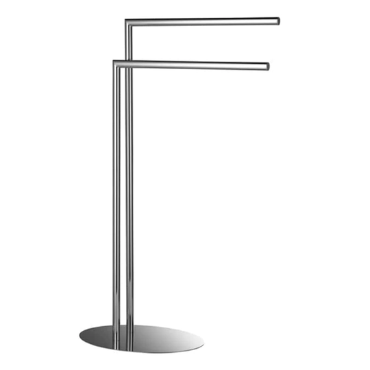 Esbada Classic Håndklestativ 2 Stenger Oval fot Krom