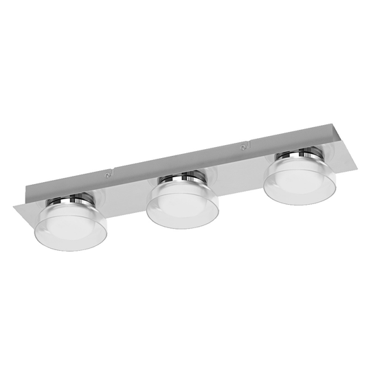 Smart+ wall Orbis Round IP44 TW 48 cm Chrome 3x5W 1200Lum