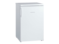 Scandomestic Premium Collection SKS 136 W - Køleskab - bredde: 54.5 cm - dybde: 59 cm - højde: 84.5 cm - 130 liter - Klasse E - hvid