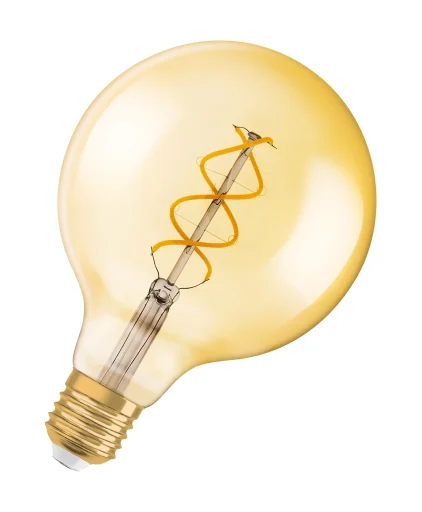 Vintage 1906 LED Globe Spiral 4,5W 820, 250 lm, E27, gull, dim