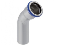 GEBERIT Bøjning 45 grader rustfri 28 mm muffe / nippel mapress