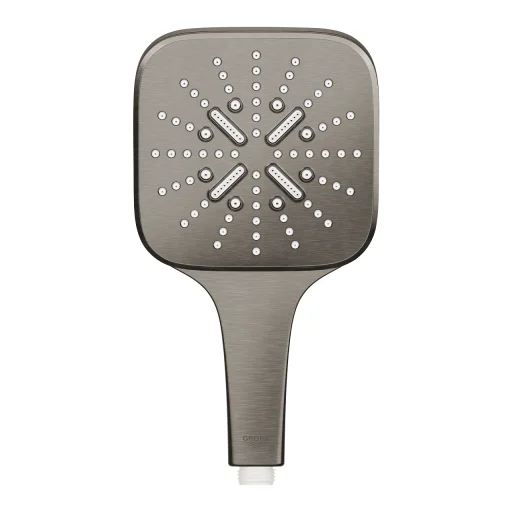Grohe Rainshower Smartactive 130 Cube med EcoJoy, børstet hard graphite