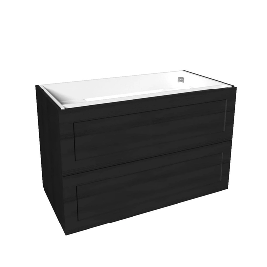 Vikingbad MIE Slim Ramme Servantskap - Mål: (B60/90)Xh57xd39 cm Lys eik / 90cm