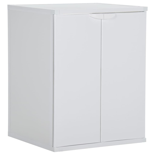 vidaXL vaskemaskineskab 68,5x64,5x88 cm PVC hvid