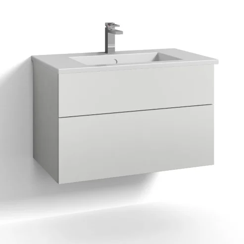 Svedbergs Forma servantskap m/2 skuffer, 80x45cm, hvit