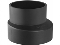 110 x 75 mm Reduktion excentrisk sort PEH Geberit