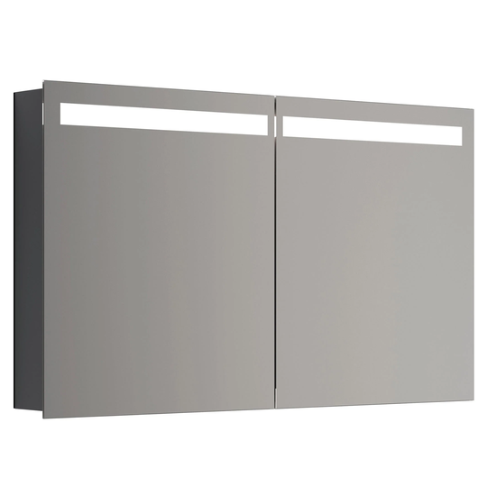 Dansani Mido+ Global Speilskap LED B50-120xh70cm Grå Matt / 120cm