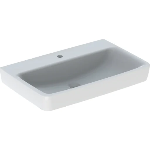 GEBERIT servant 750x480x185mm hh midt m/overl porselen hvit