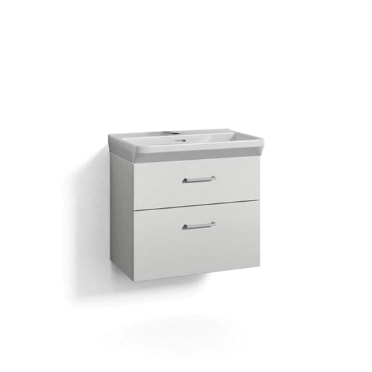 Svedbergs Signum Smal D35 Møbelpakke - Servantskap med Servant Hvit Matt / 60cm Skuff