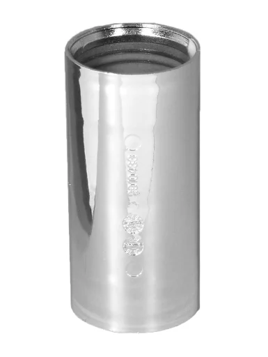 Purus krom dobbeltmuffe 40 mm