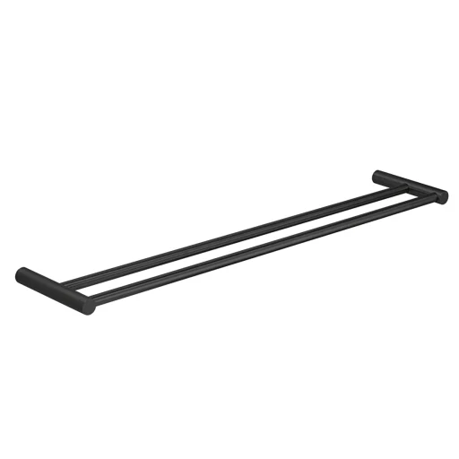 Pressalit dobbel håndkleholder, matt sort