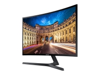 Samsung C27F396FHR - LED-skærm - kurvet - 27 - 1920 x 1080 Full HD (1080p) @ 60 Hz - VA - 250 cd/m² - 3000:1 - 4 ms - HDMI, VGA - skinnende sort