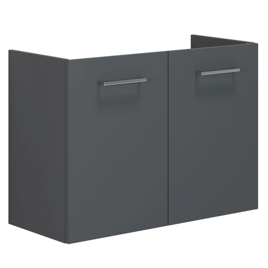 Dansani Mido+ Slim Servantskap 2 Dører B60-80x35cm Uten Servant Grå Matt / 80cm