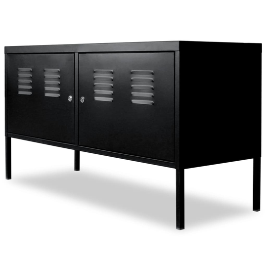 vidaXL TV-skab 118 x 40 x 60 cm sort