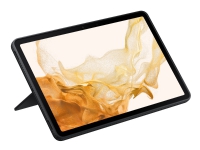 Samsung EF-RX700 - Bagsidecover til tablet - polykarbonat, termoplastisk polyuretan (TPU) - sort - for Galaxy Tab S8