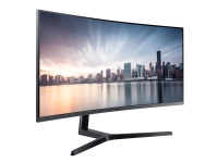 Samsung C34H890WGR - CH89 Series - LED-skærm - kurvet - 34 (34 synlig) - 3440 x 1440 Ultra WQHD @ 100 Hz - VA - 300 cd/m² - 3000:1 - 4 ms - HDMI, DisplayPort, USB-C - Sølv/Sort