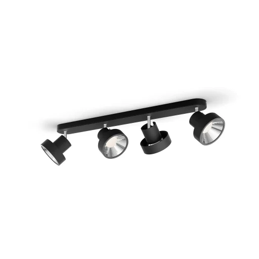 myLiving Bukko Spot svart, 4x4,3W, 827