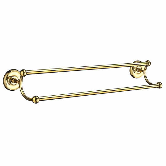 Smedbo 2364 Håndklestang Dobbel Villa Messing