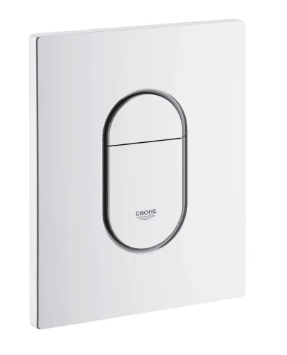 Grohe Arena Cosmopolitan betjeningsplate loddret, alpinhvit